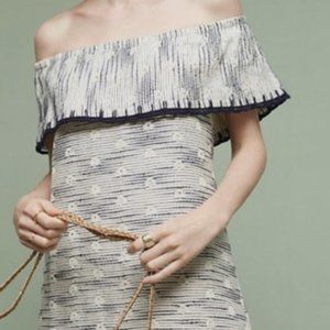 Anthropologie DRA Los Angeles Clothing Off-The-Should Shift Dress, Size S